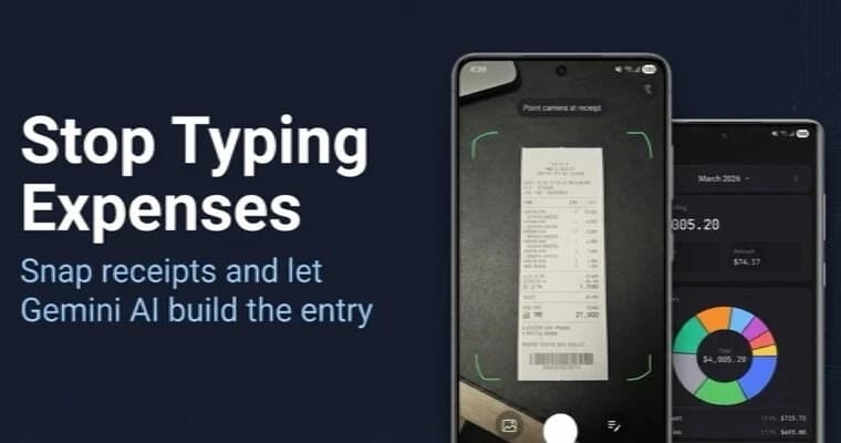 Receipt Snap 화면