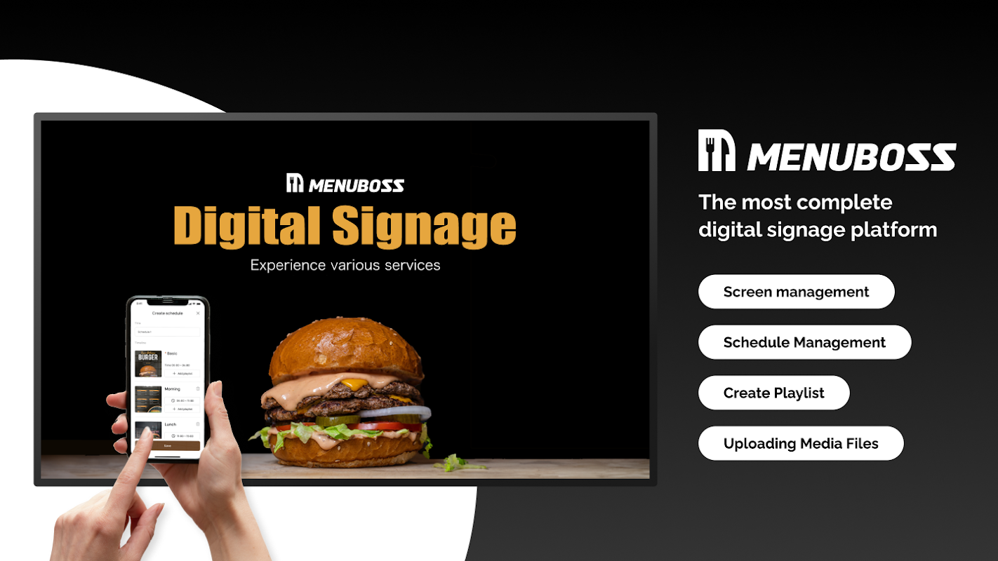 MenuBoss TV product surface