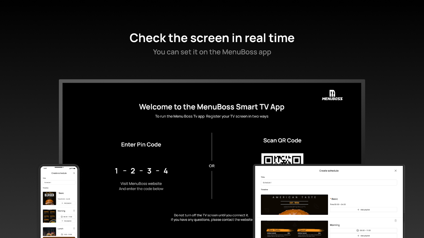 MenuBoss TV web screenshot 3