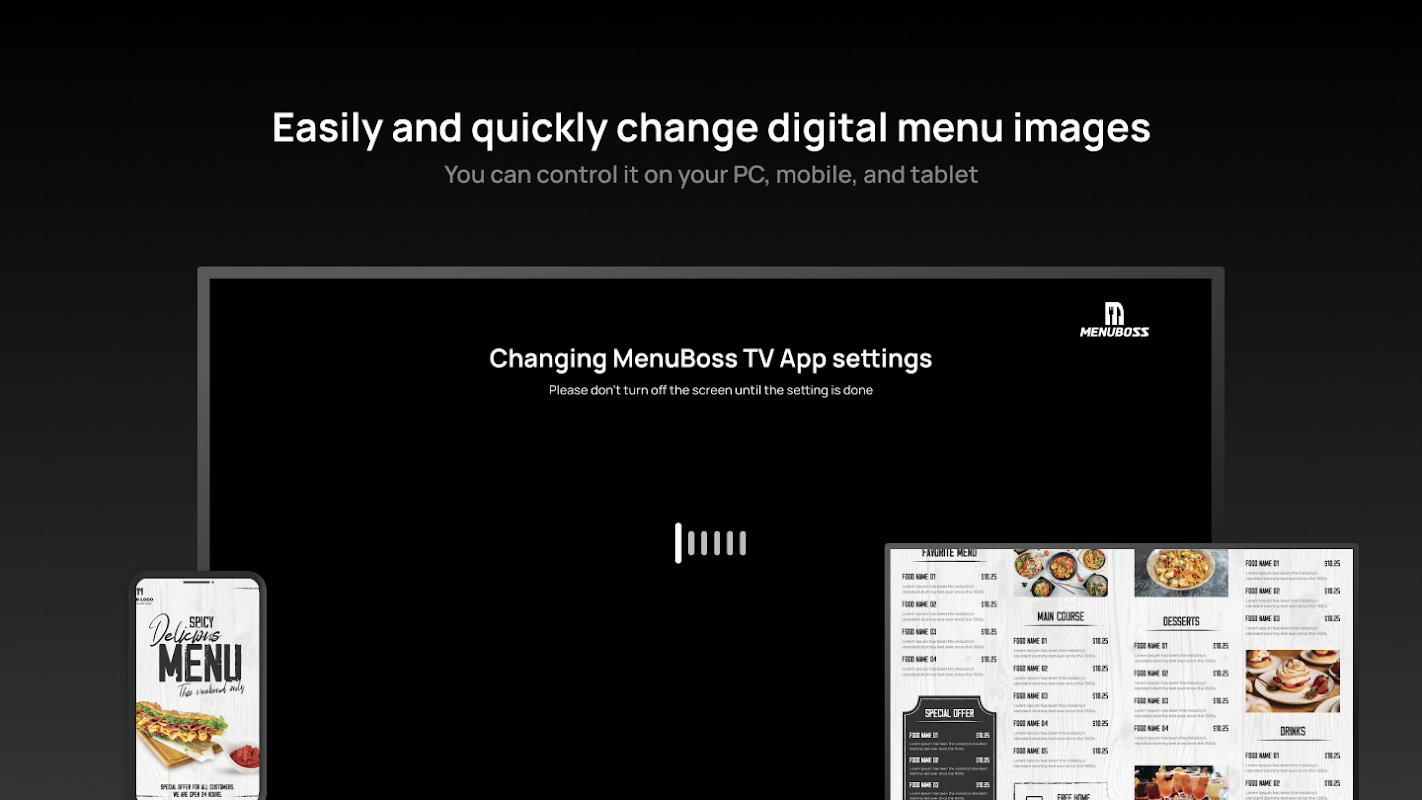 MenuBoss TV web screenshot 5