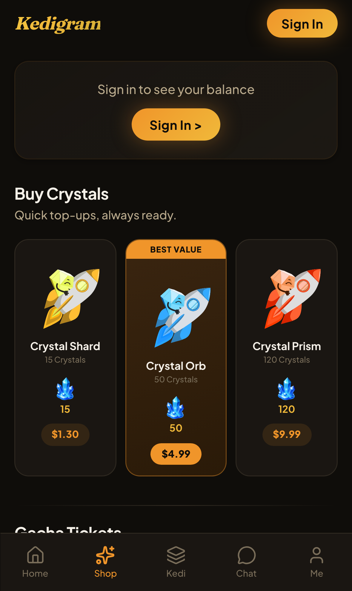 Kedigram screenshot 2