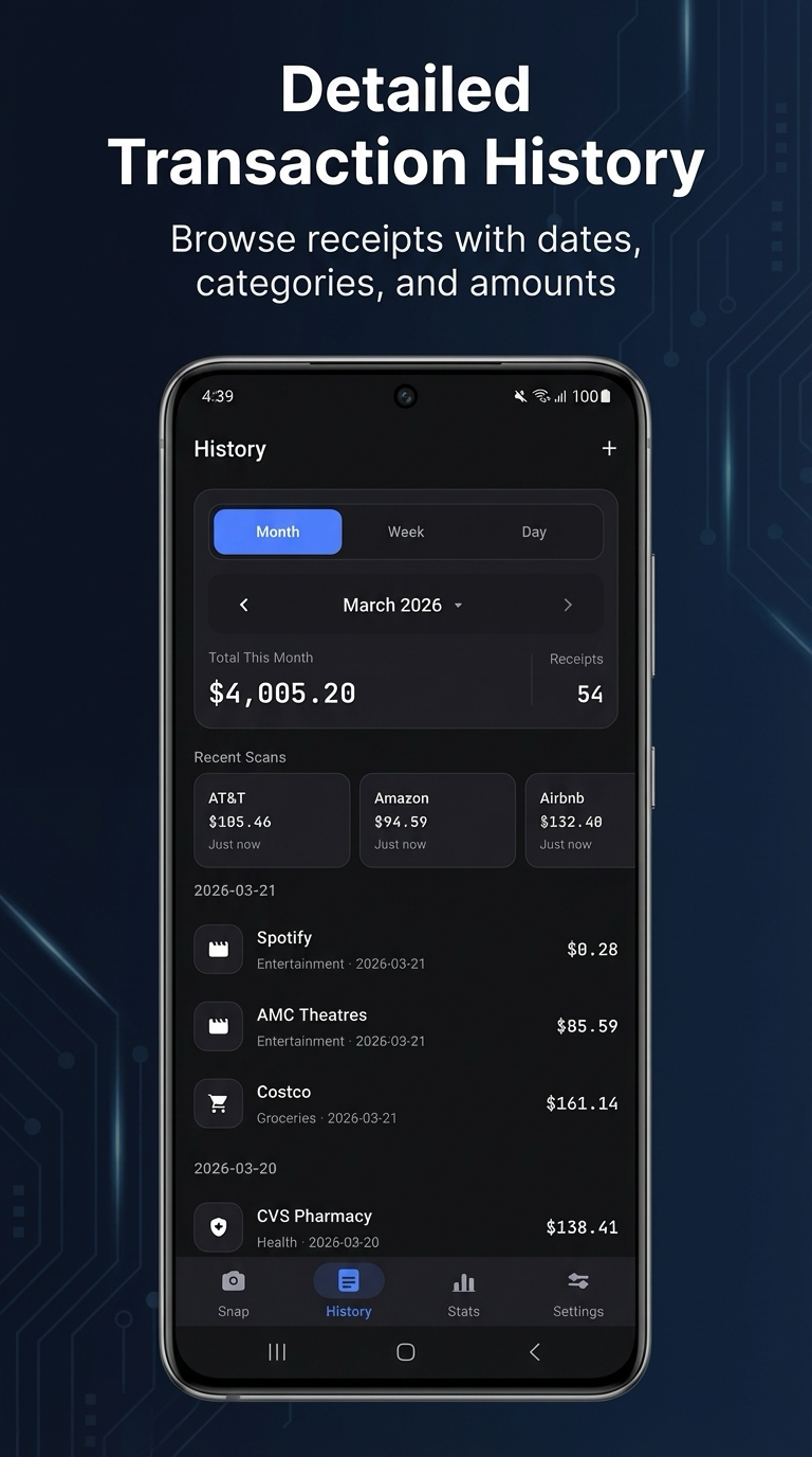 Receipt Snap app screenshot 3