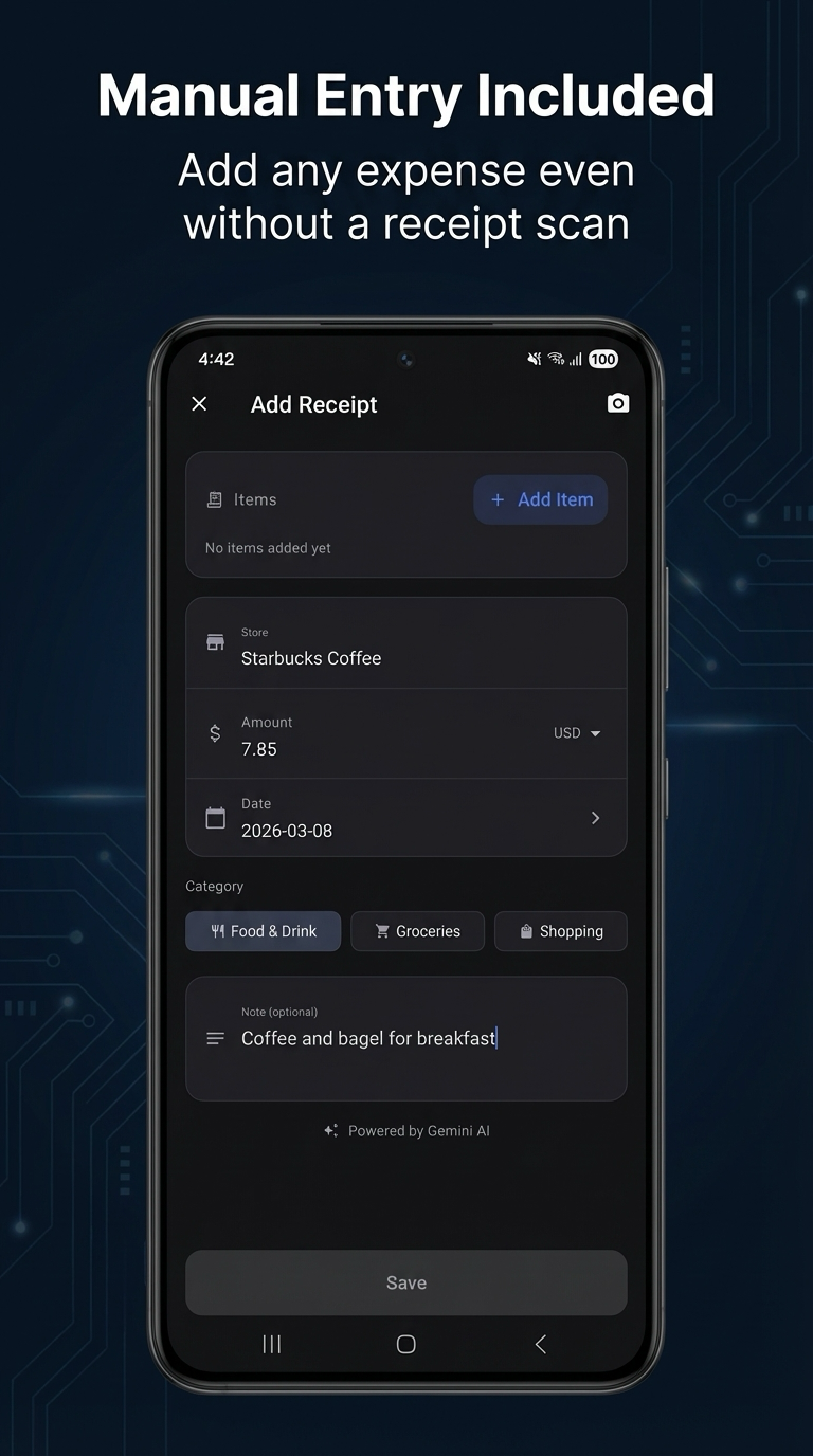 Receipt Snap app screenshot 8